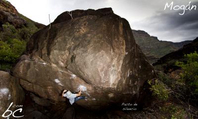Spanish climber in "Pacto de silencio"